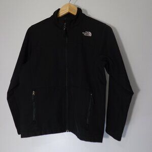 The North Face Windwall Boys’ Soft Shell Black Jacket Size Large (14/16) EUC